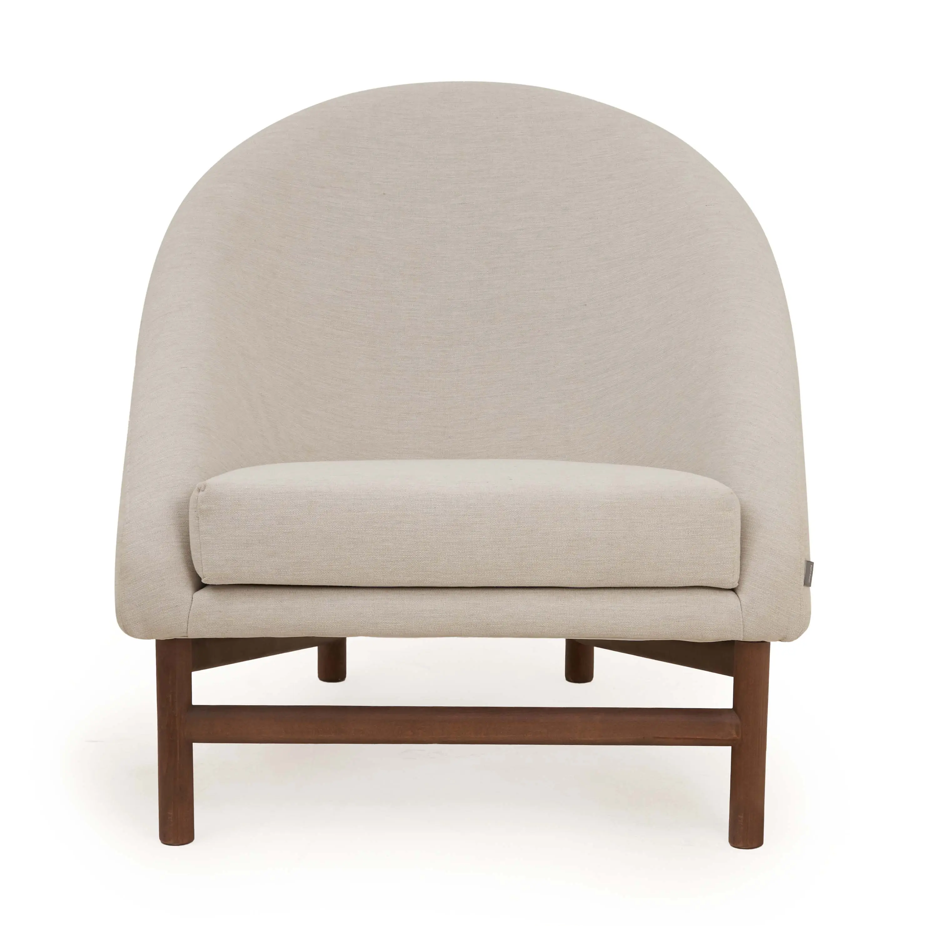 Scoop Armchair With Upholstered Body 5