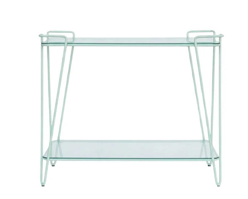 Phoenix Trolley AG1019 - Glass Top With Metal Frame