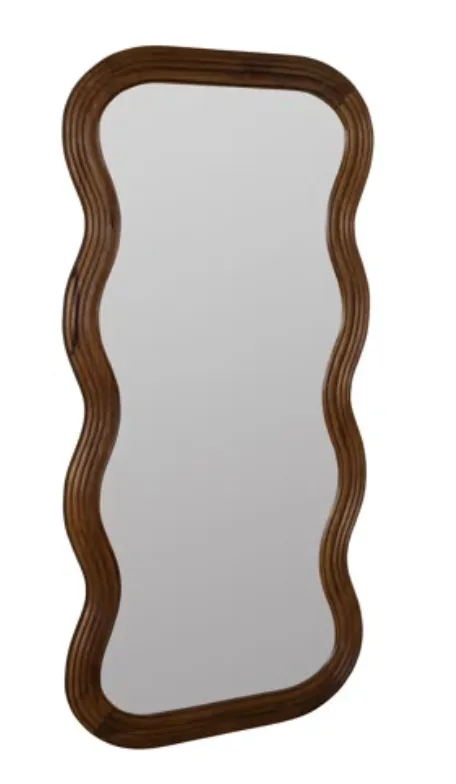 Ripple Mirror – Modern Wavy Frame Design 3