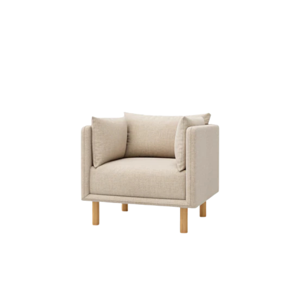 Mcann Wooden Legs Armchair 3