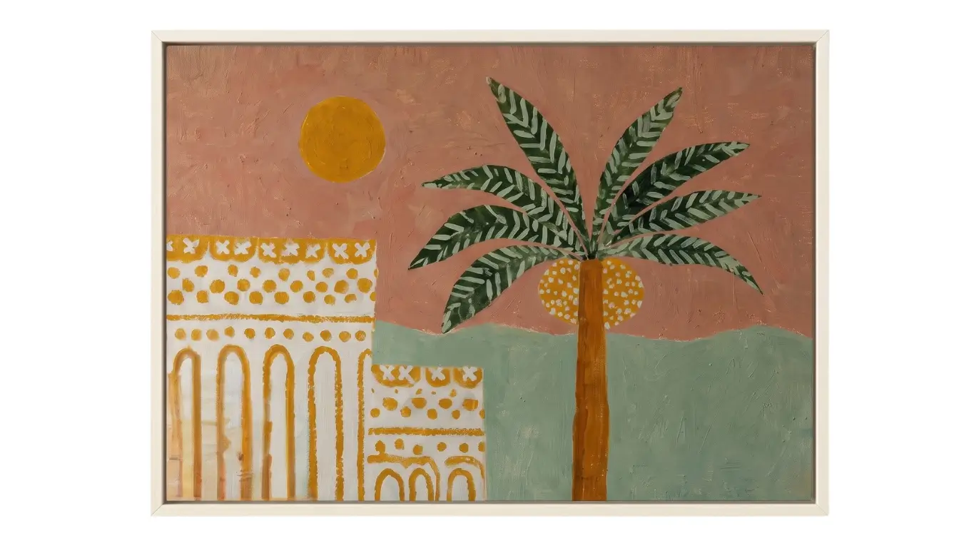 Sun Palm Wall Art