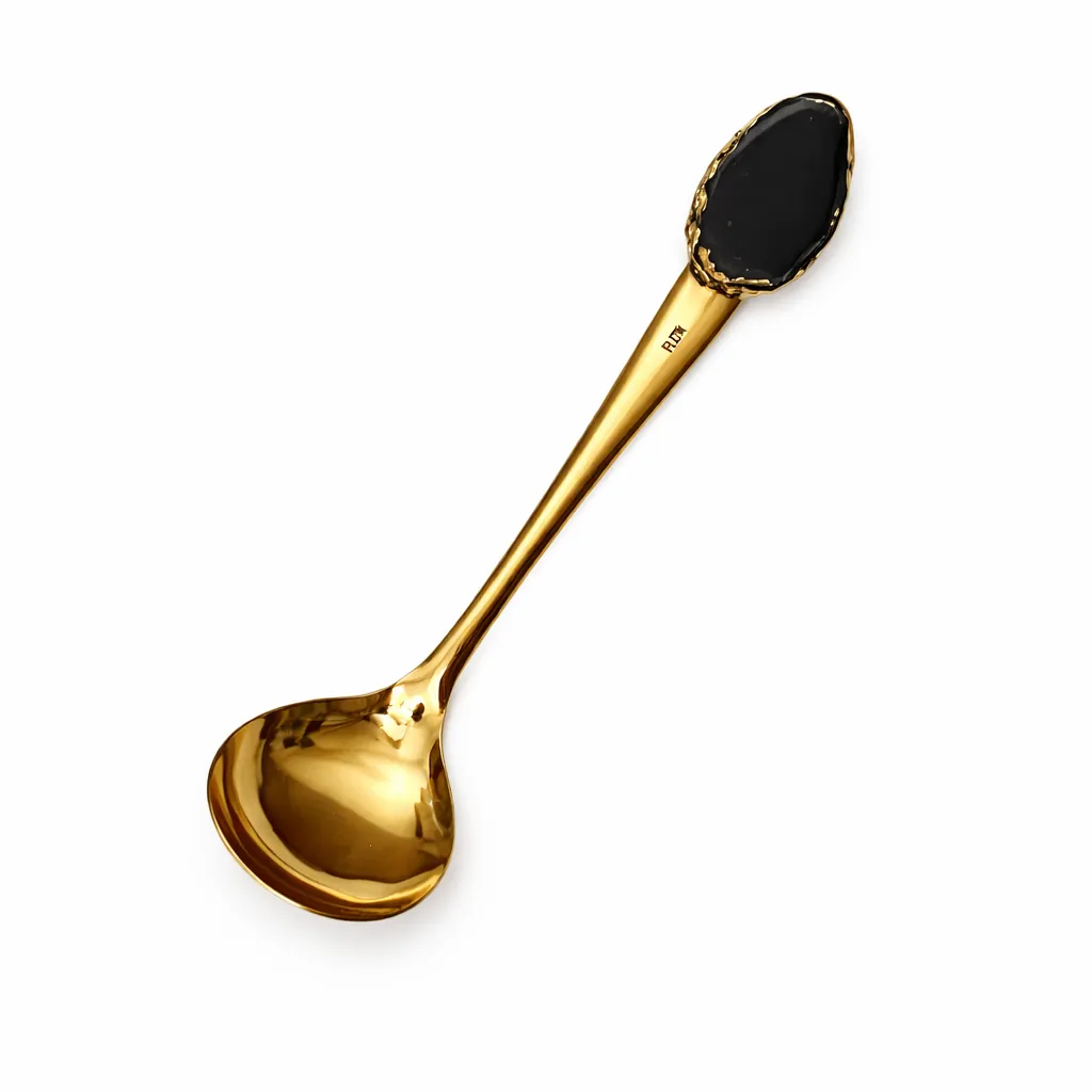 Gold Stainless Steel Serving Ladle