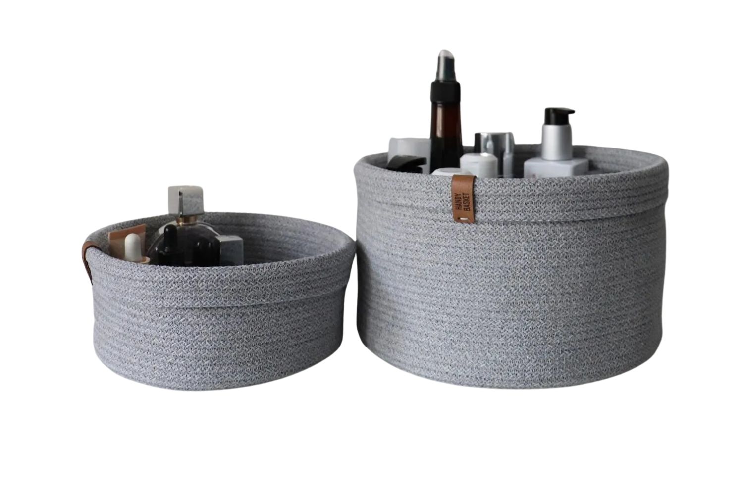 Handmade Set of 2 Woven Cotton Organizers