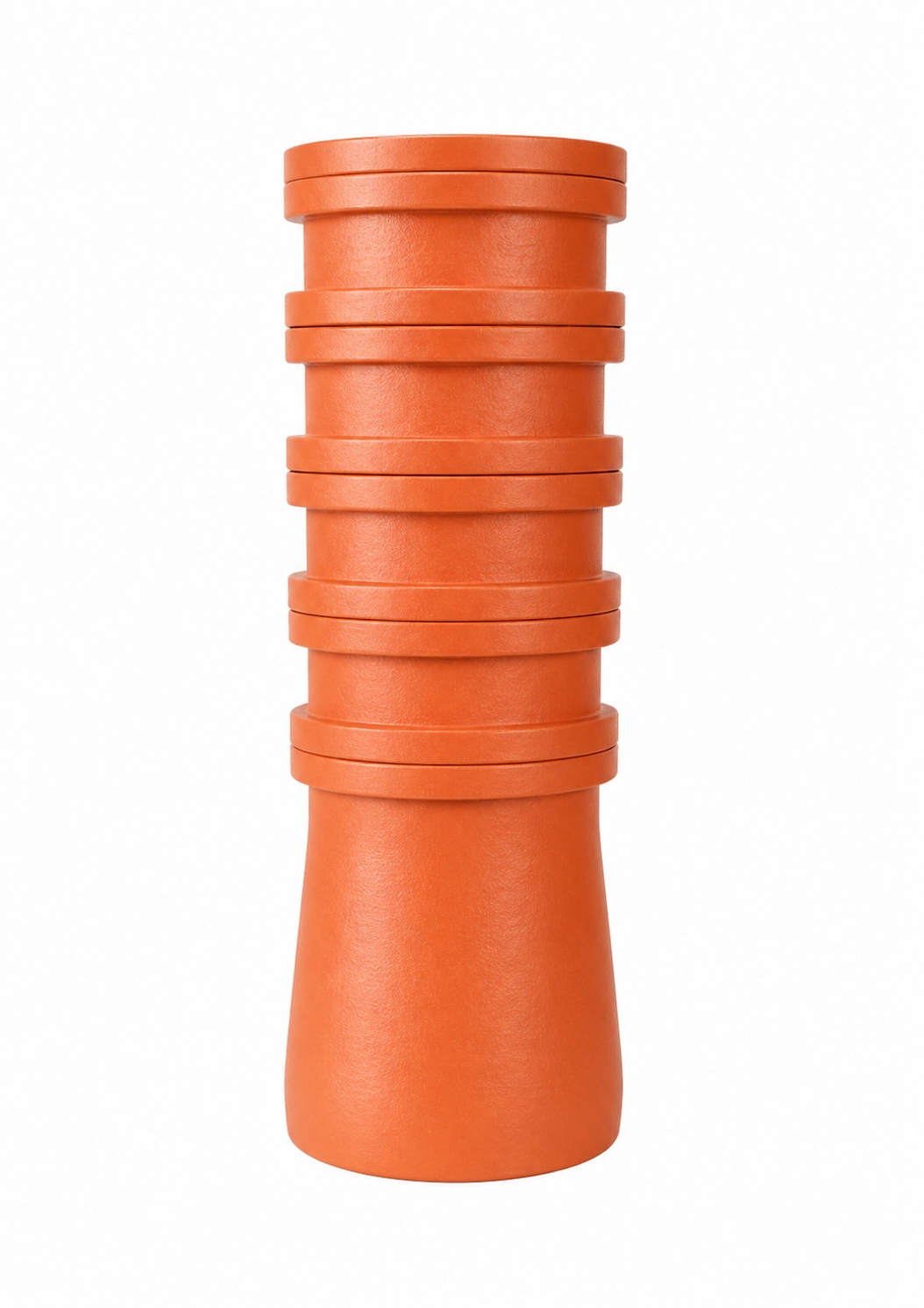 Top-Down Ribbed Vase