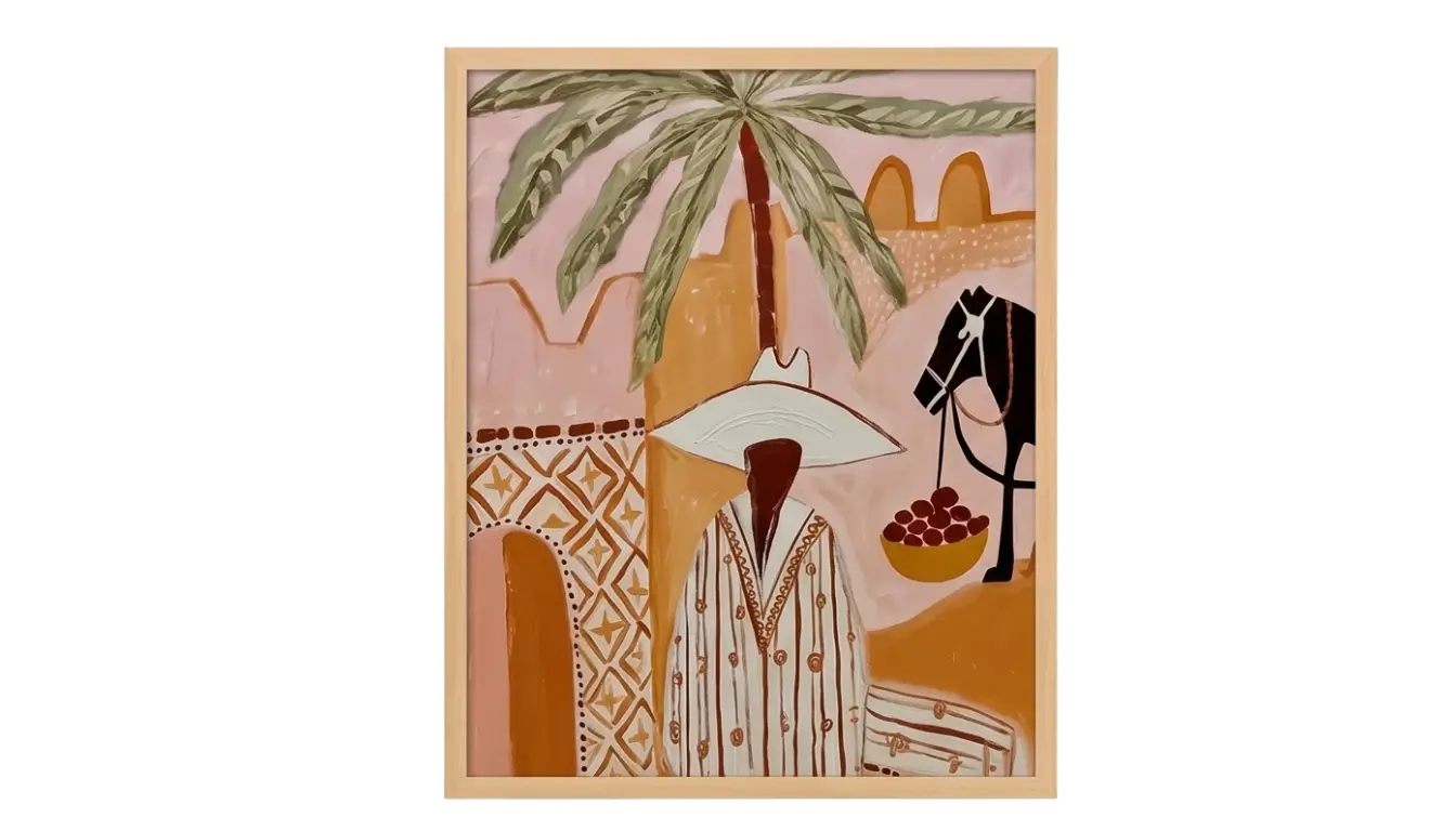 لوحة واحة النخيل