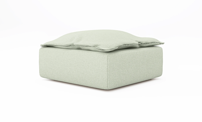 Cloud Haven Footstool - High Quality Upholstery - Square 7
