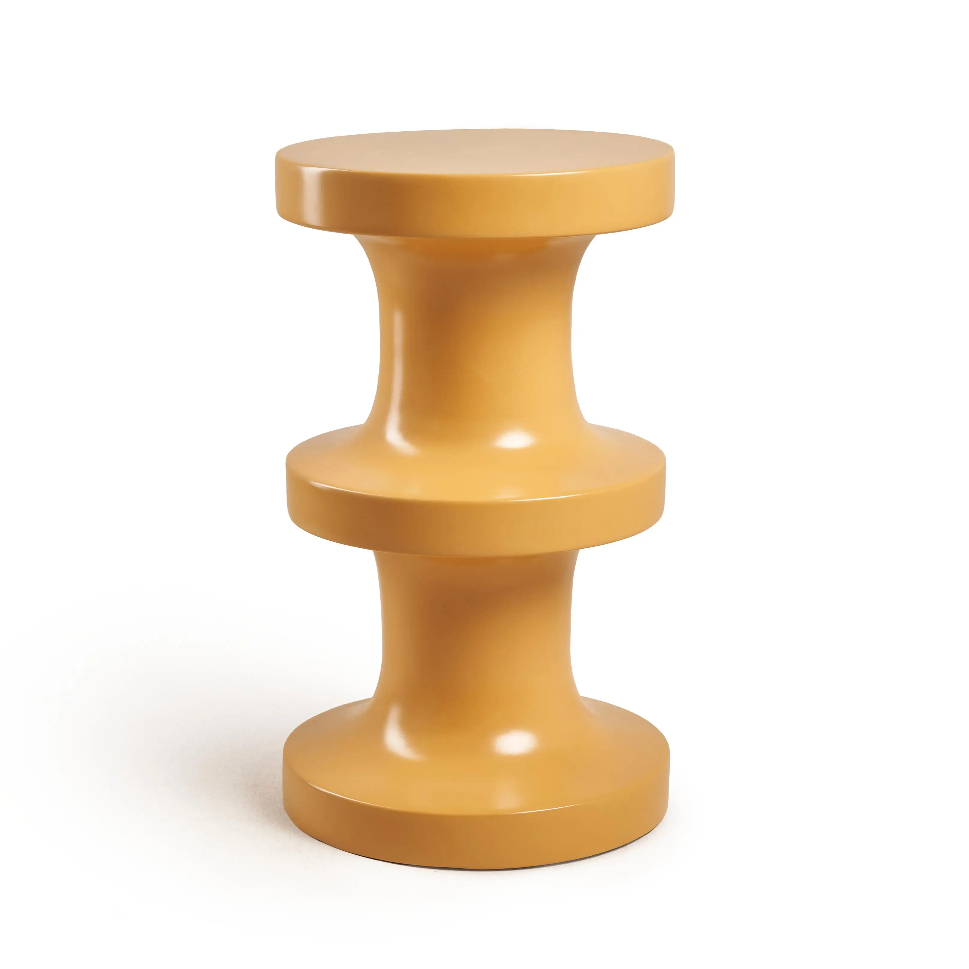 Wiggly Fiberglass Side Table