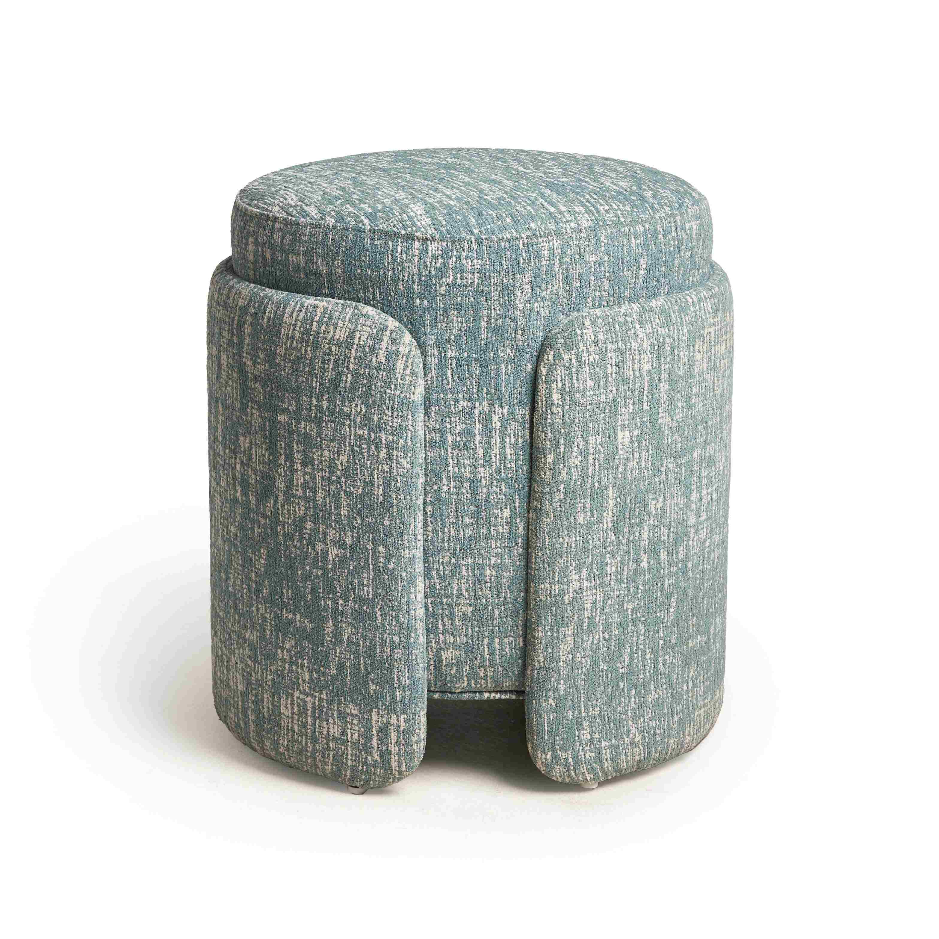 Alpha Full Upholstered Stool 8