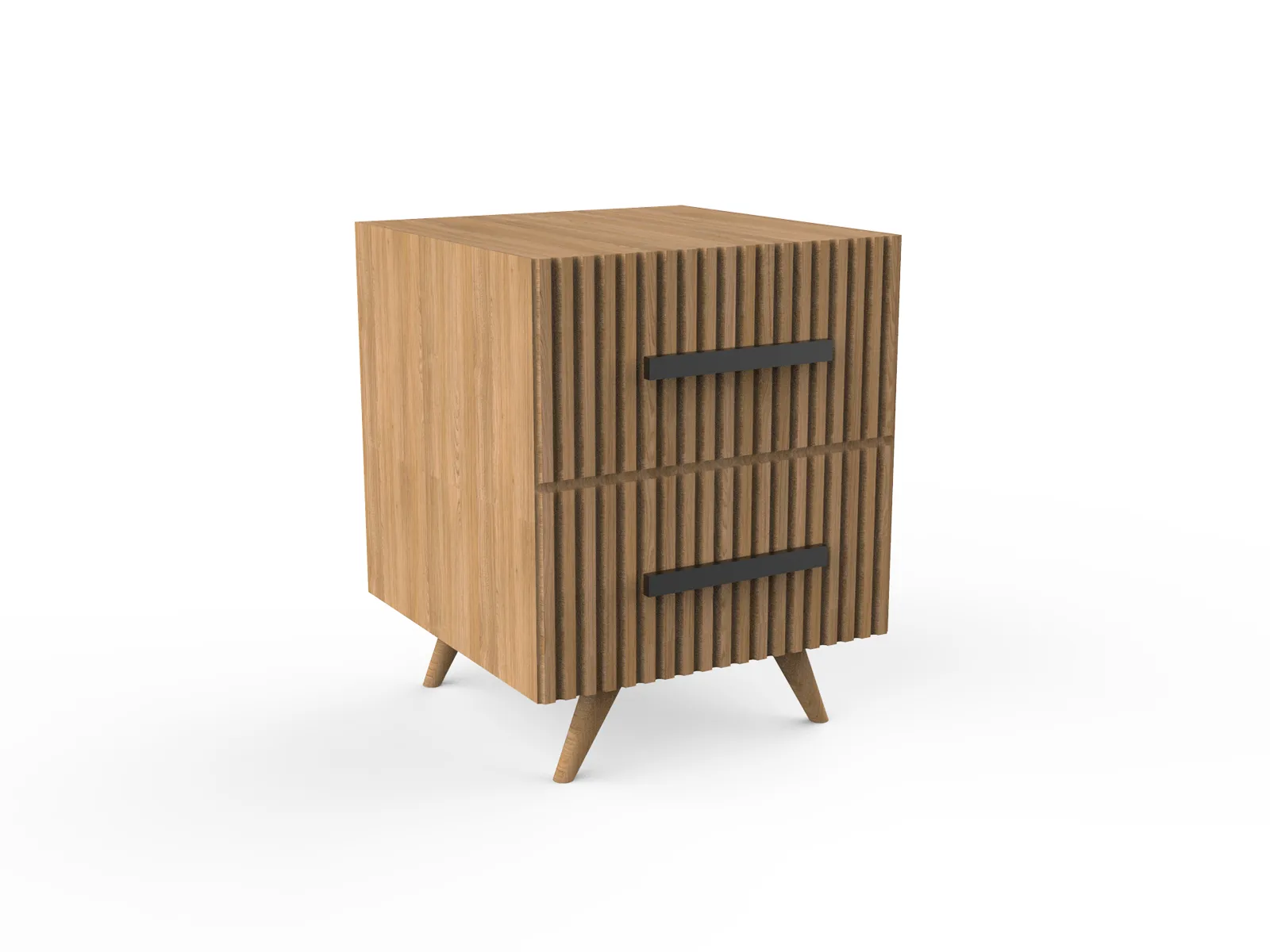 Tan Commode – Natural Wood Nightstand