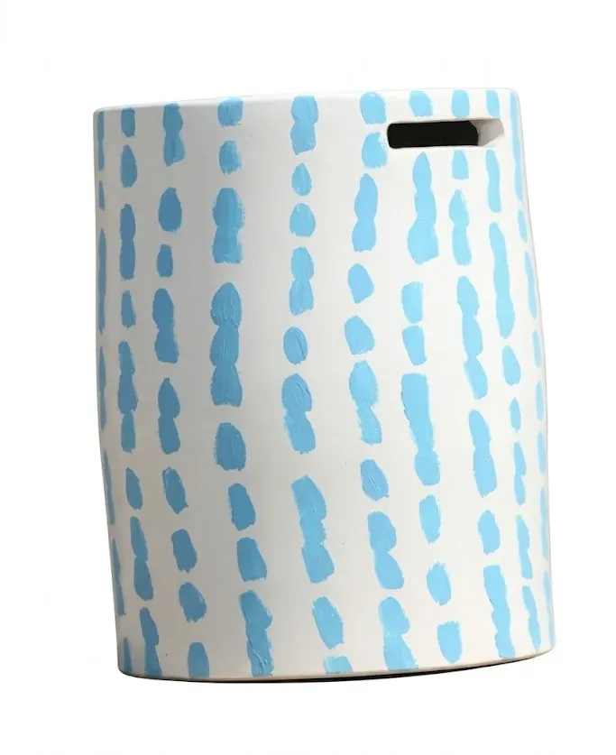Polka Pottery Table Wit Dots Design - Round Top
