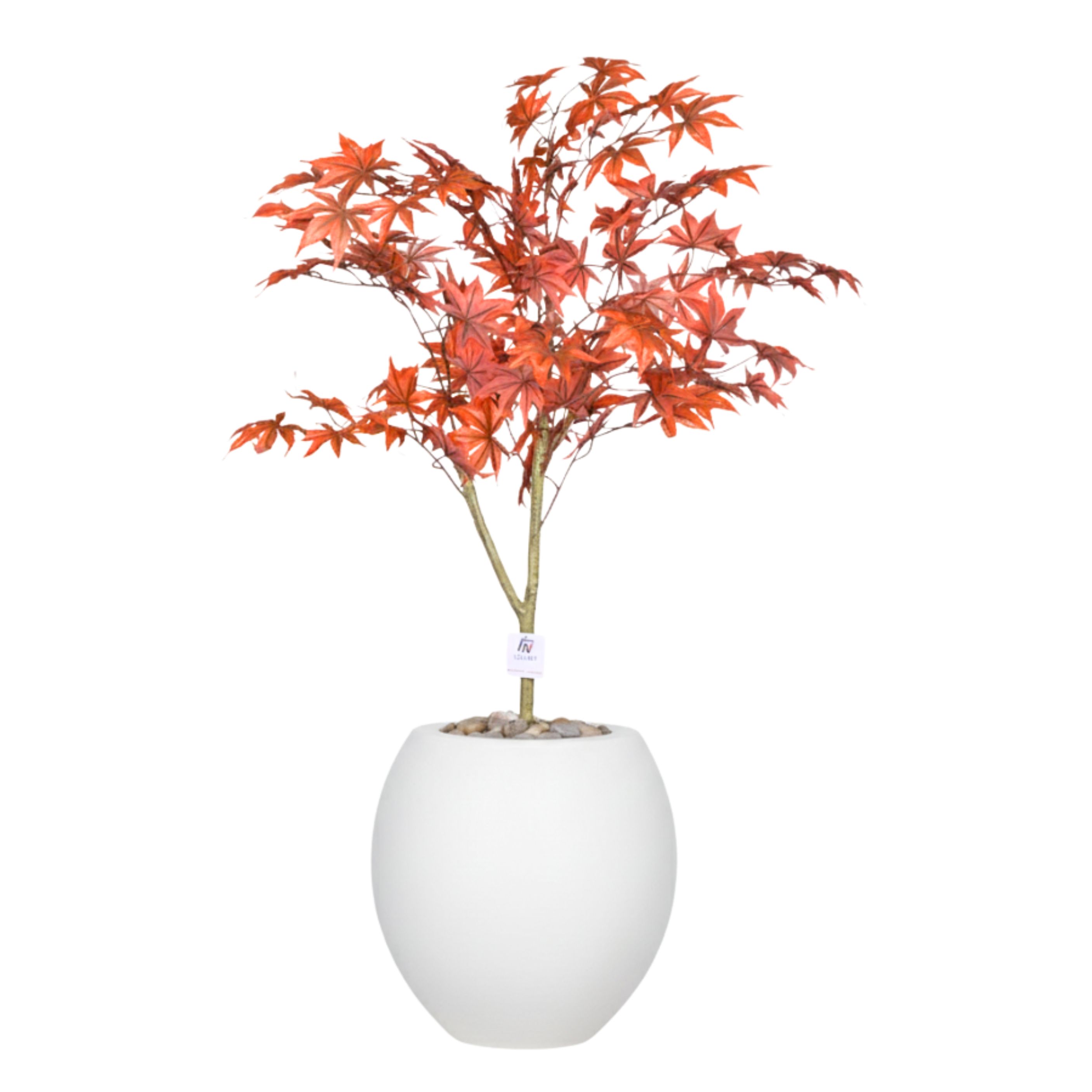 Artificial Red Maple Tree with Pot Pola