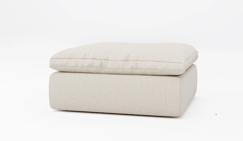 مسند قدم سنك داون - تصميم مربع - حشوة فاخرة 1