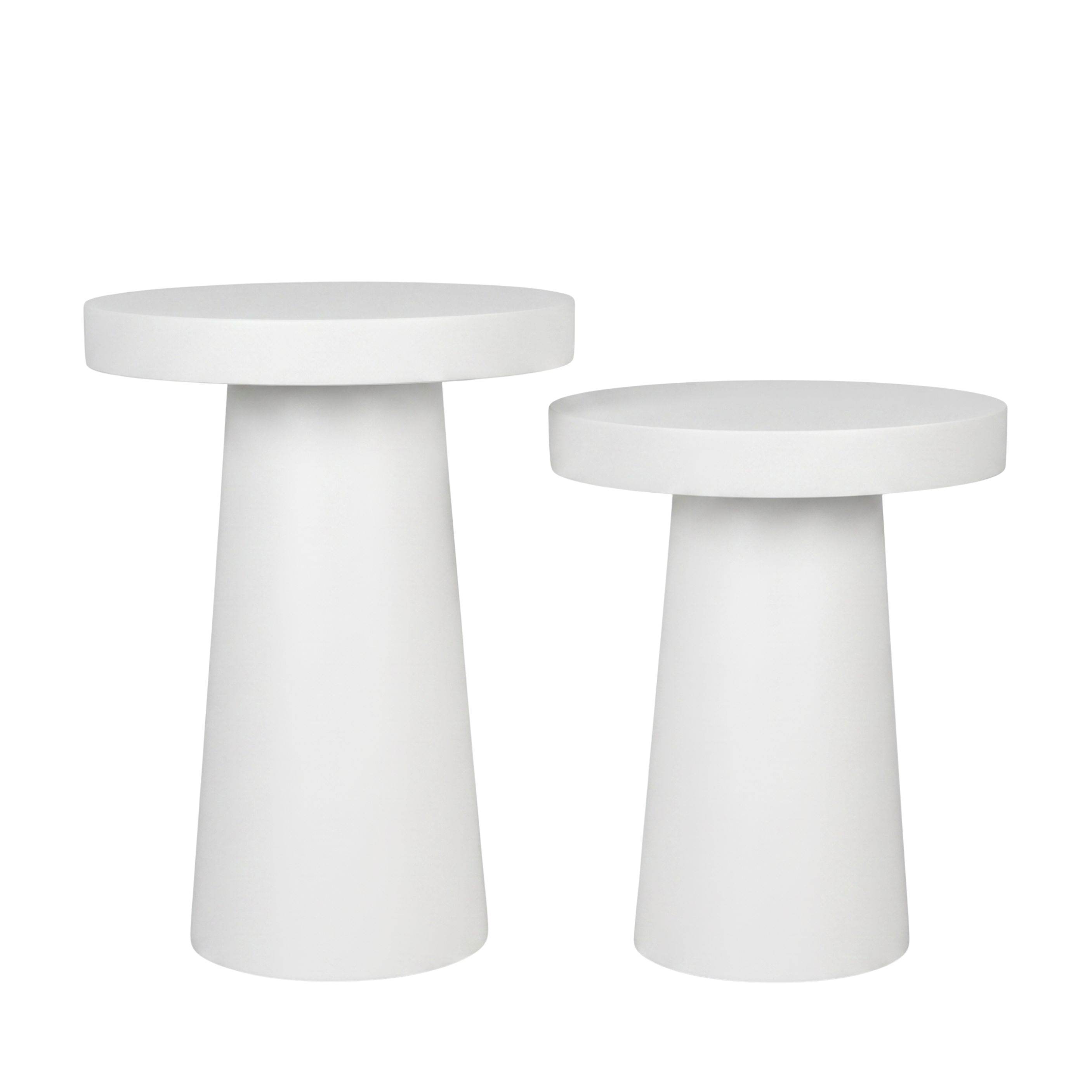 Obelis Fiberglass Side Table Set
