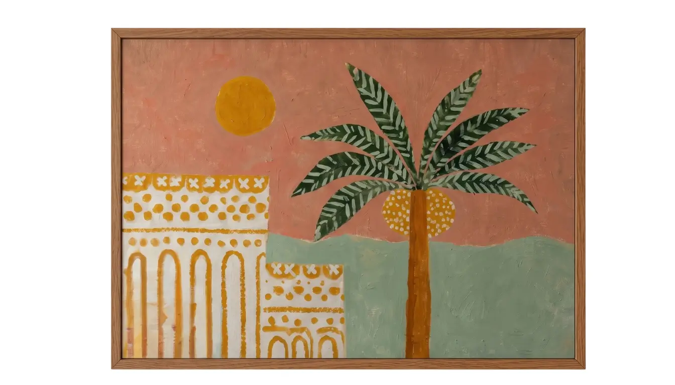 Sun Palm Wall Art
