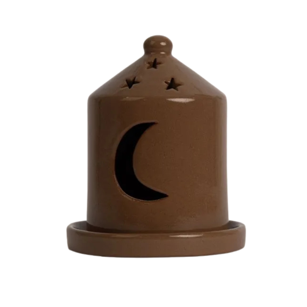 Small Pottery Fanous – Moon & Stars Lantern 1