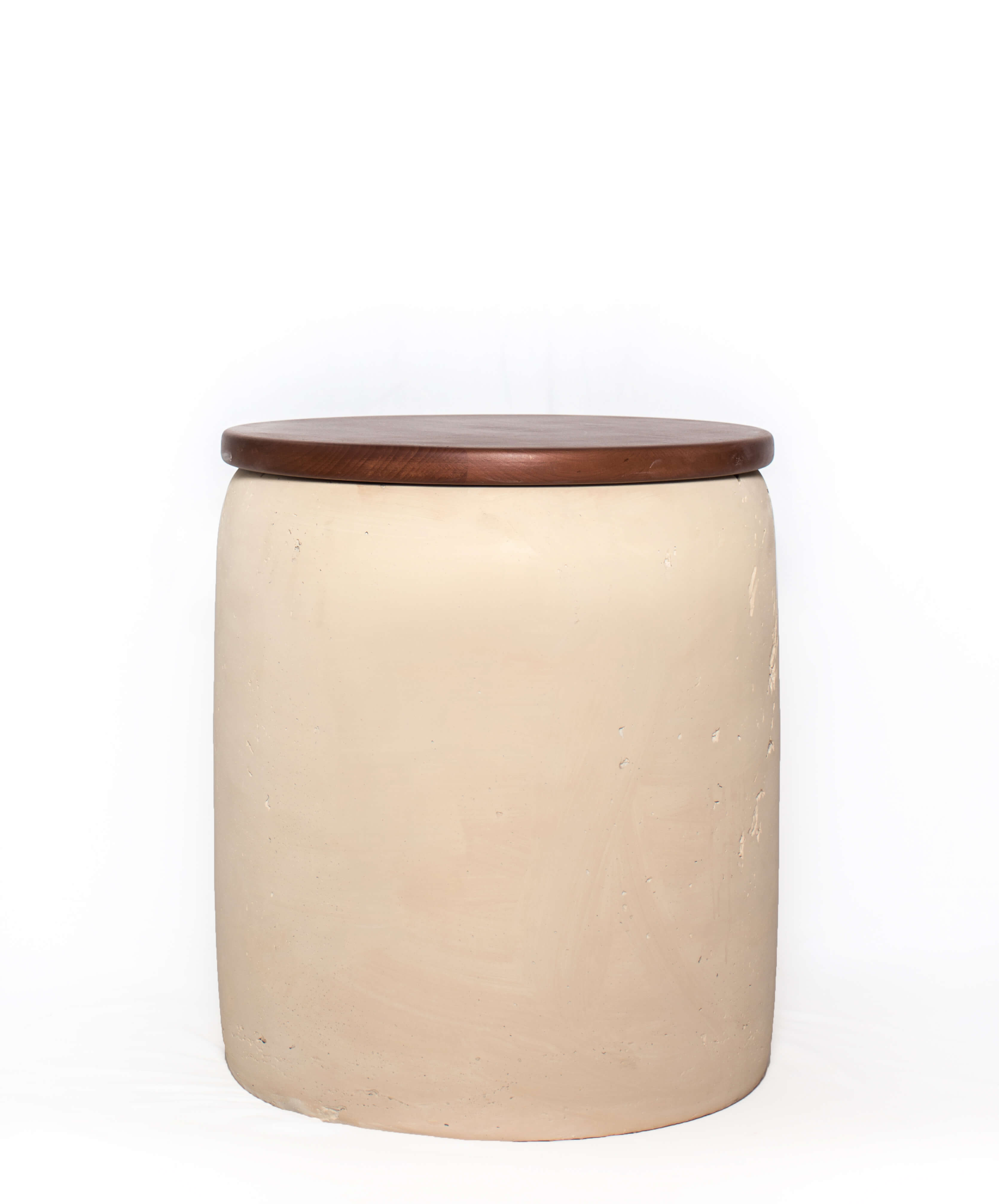 Cleo Medium Pot, round and barrel like, excellent for indoor or outdoor