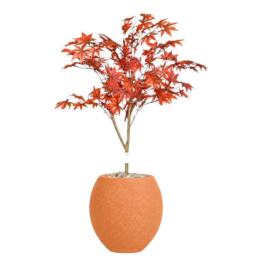 Artificial Red Maple Tree with Pot Pola