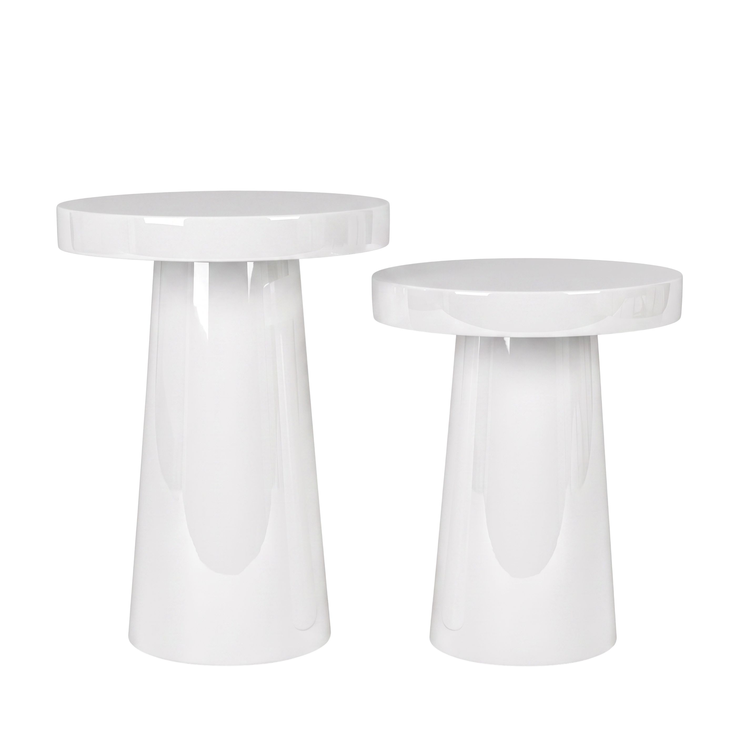 Obelis Fiberglass Side Table Set
