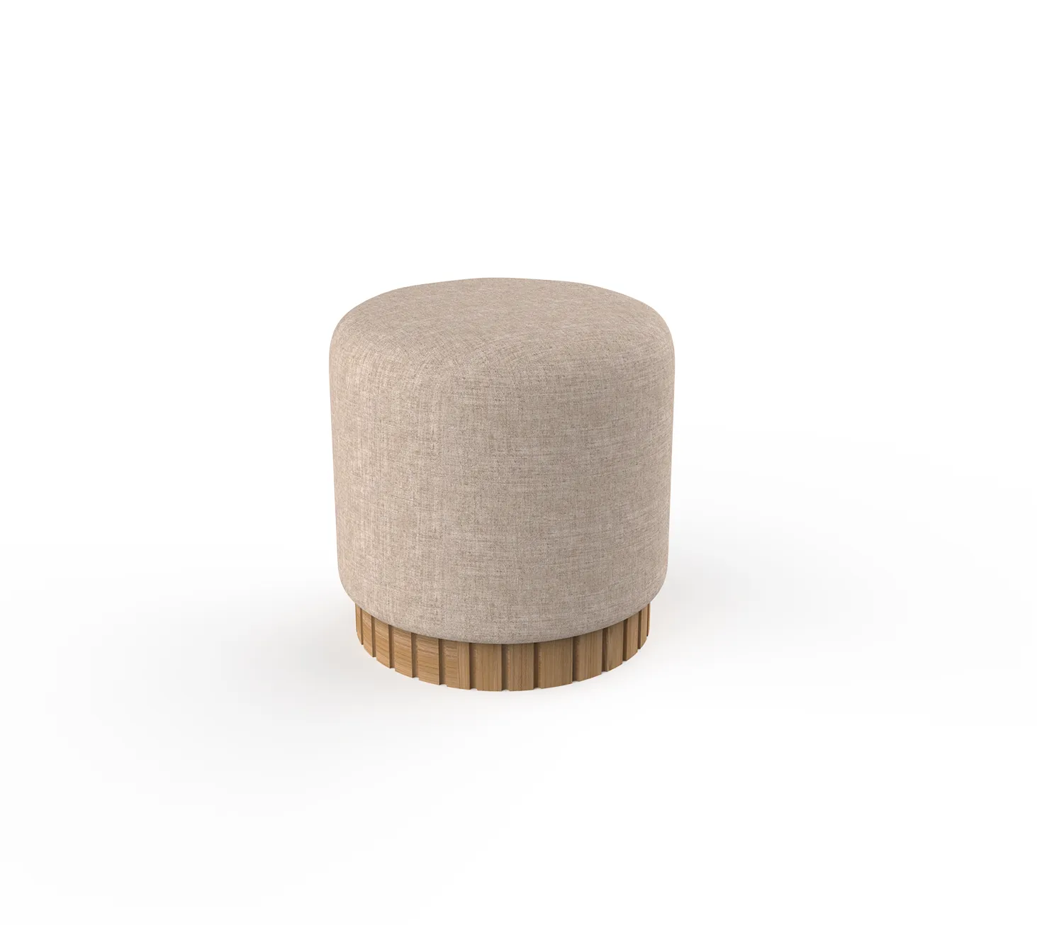 Rain Round Ottoman