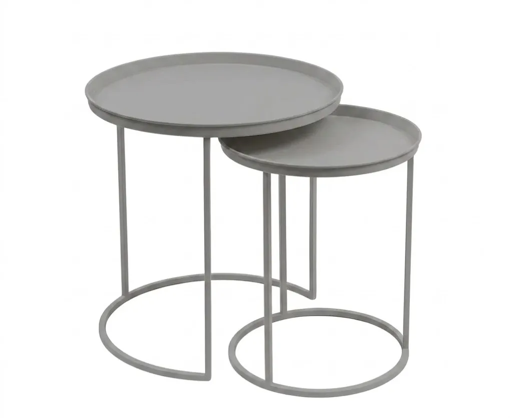 Atik Side Table AG1006 - Sturdy Metal Frame