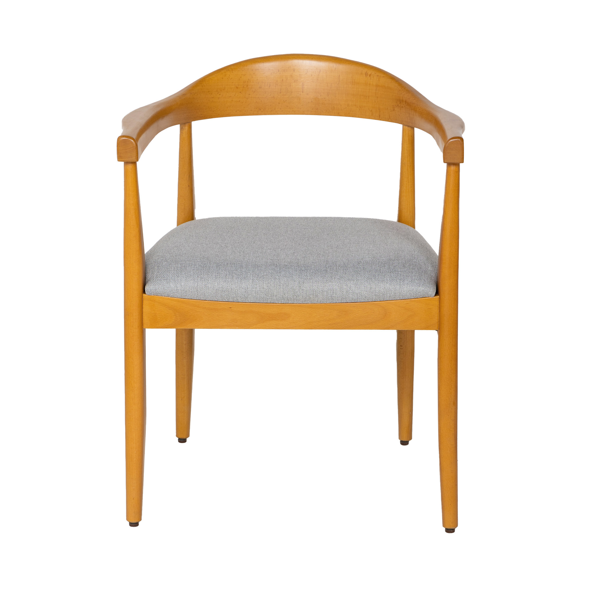 Flow Solid Wooden Dining Chair With Jute Rope Seat 4