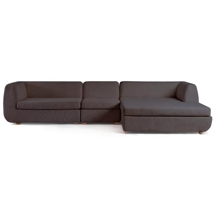 Oxie L-shape Large (Bella Cocoa) 1