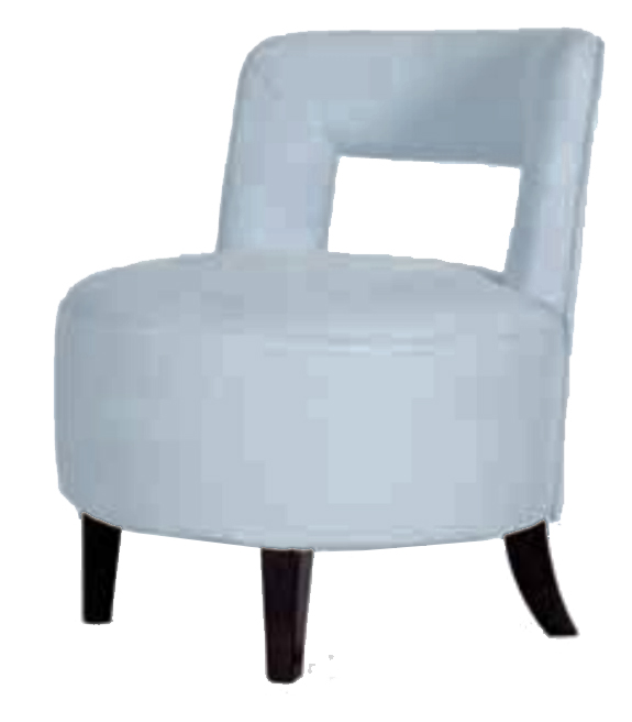 Viewfinder Upholstered Chair With Wooden Legs