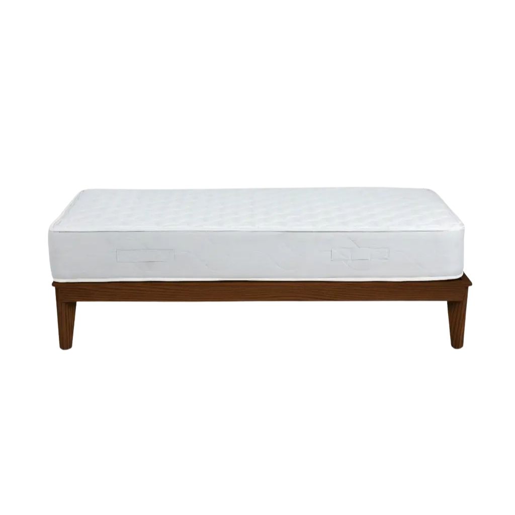 Kye Beech Wood Bed Base With Sleek Legs 8
