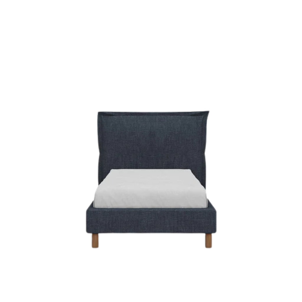 Haven Beech Wood Bed With Soft Upholstery 3