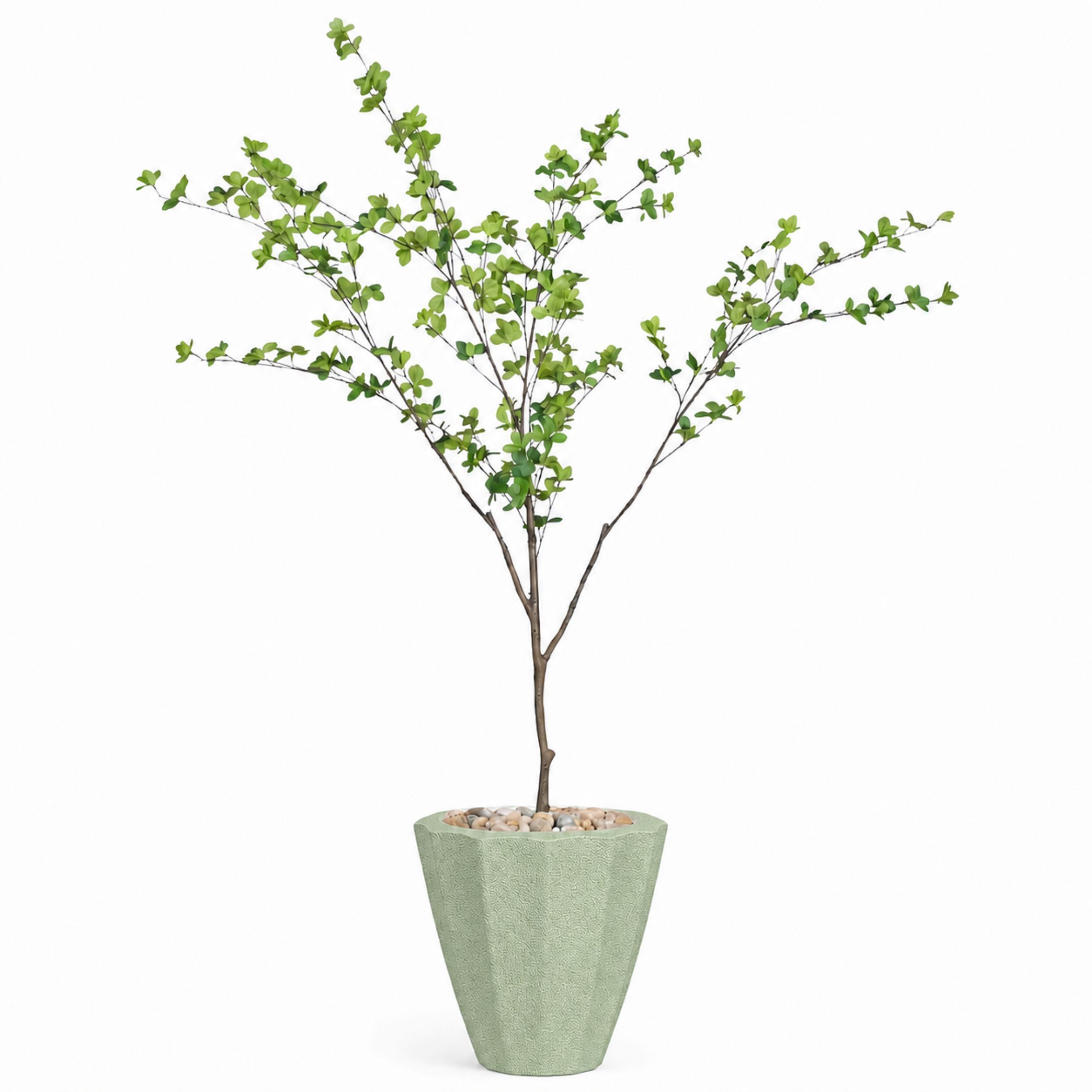 Artificial Maple Tree in Terrazzo Pot
