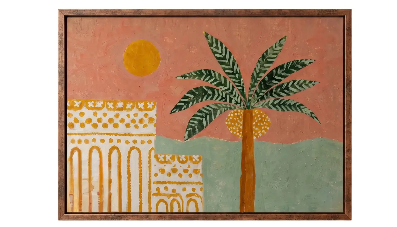 Sun Palm Wall Art