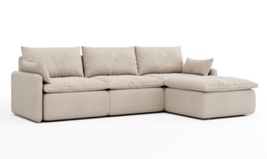 Sink-in L-Shape Sofa -  Classic