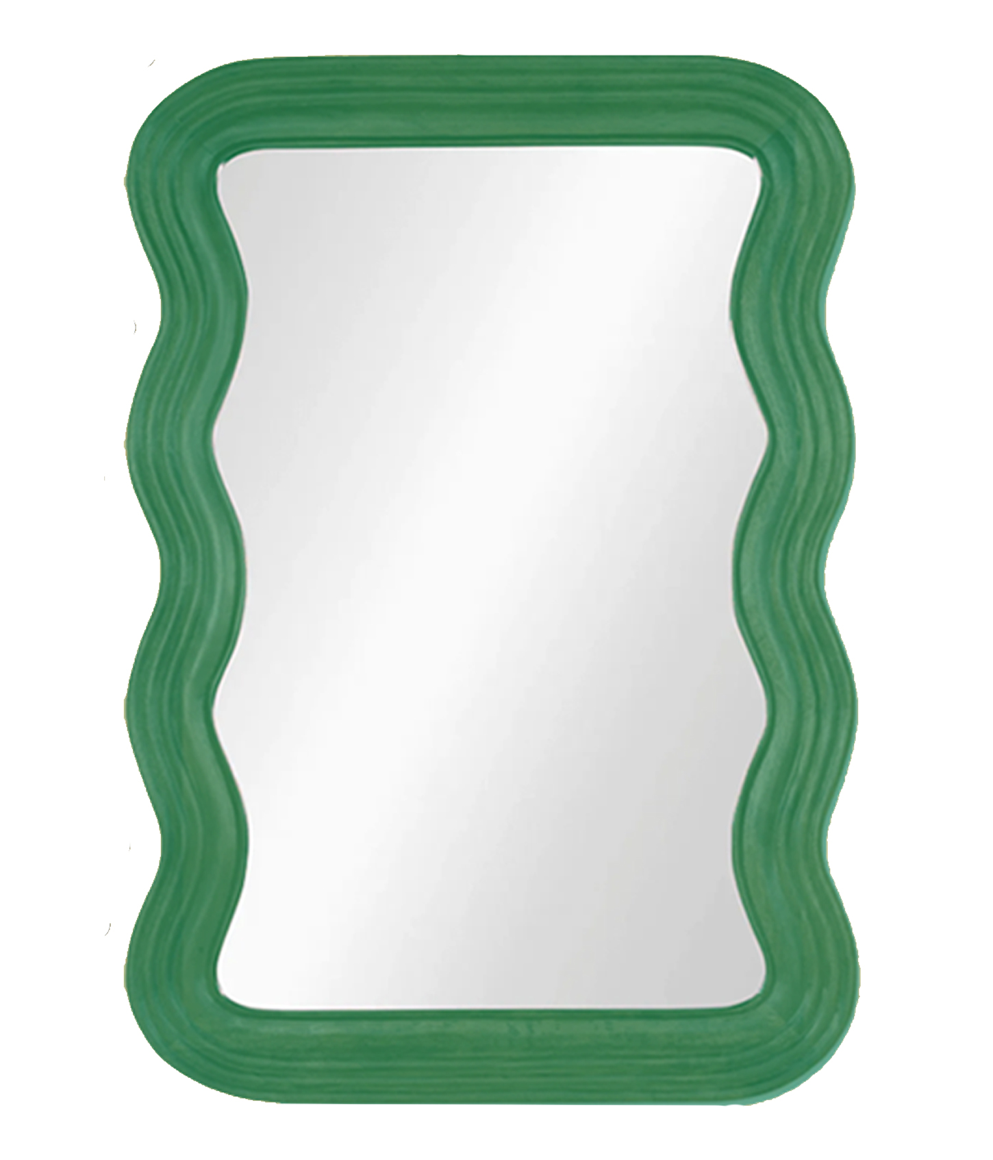 Ripple Small Mirror – Modern Wavy Frame Design 1