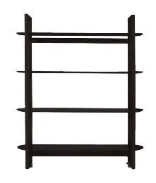 Ellipse 4-Tier Wooden Shelving Unit 3