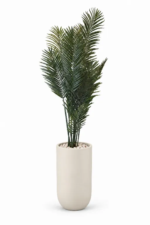 Modern Artificial Areca Plant In Luna Pot