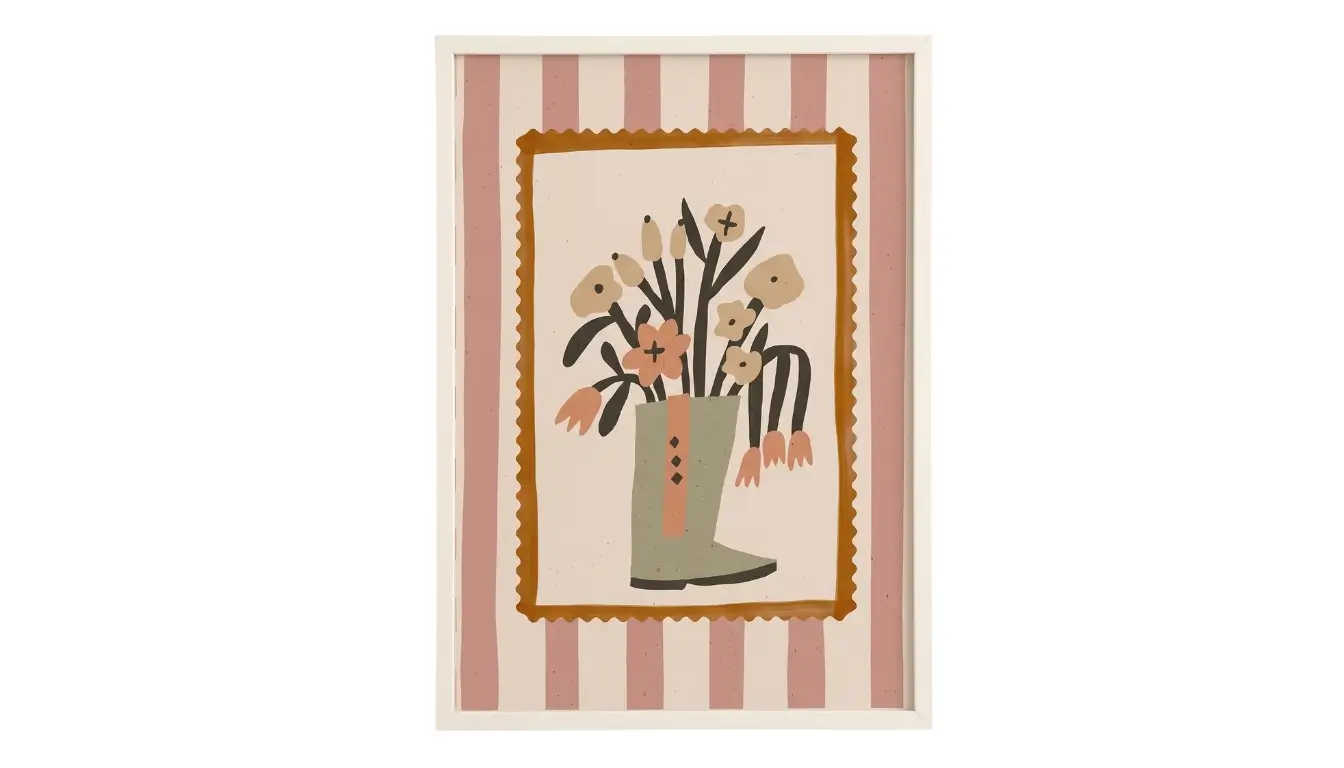 Bloom Boot Wall Art