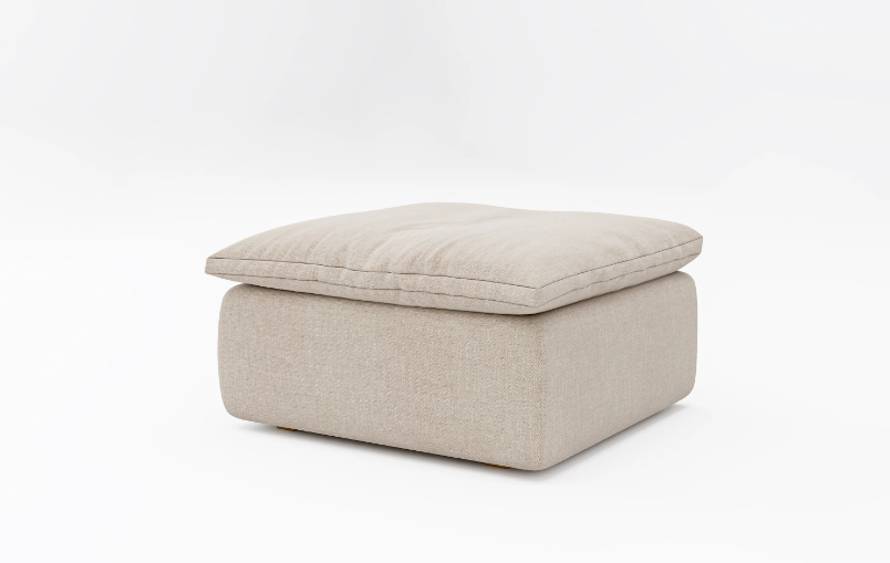 Sink-In Footstool - Polyester Upholstery 1