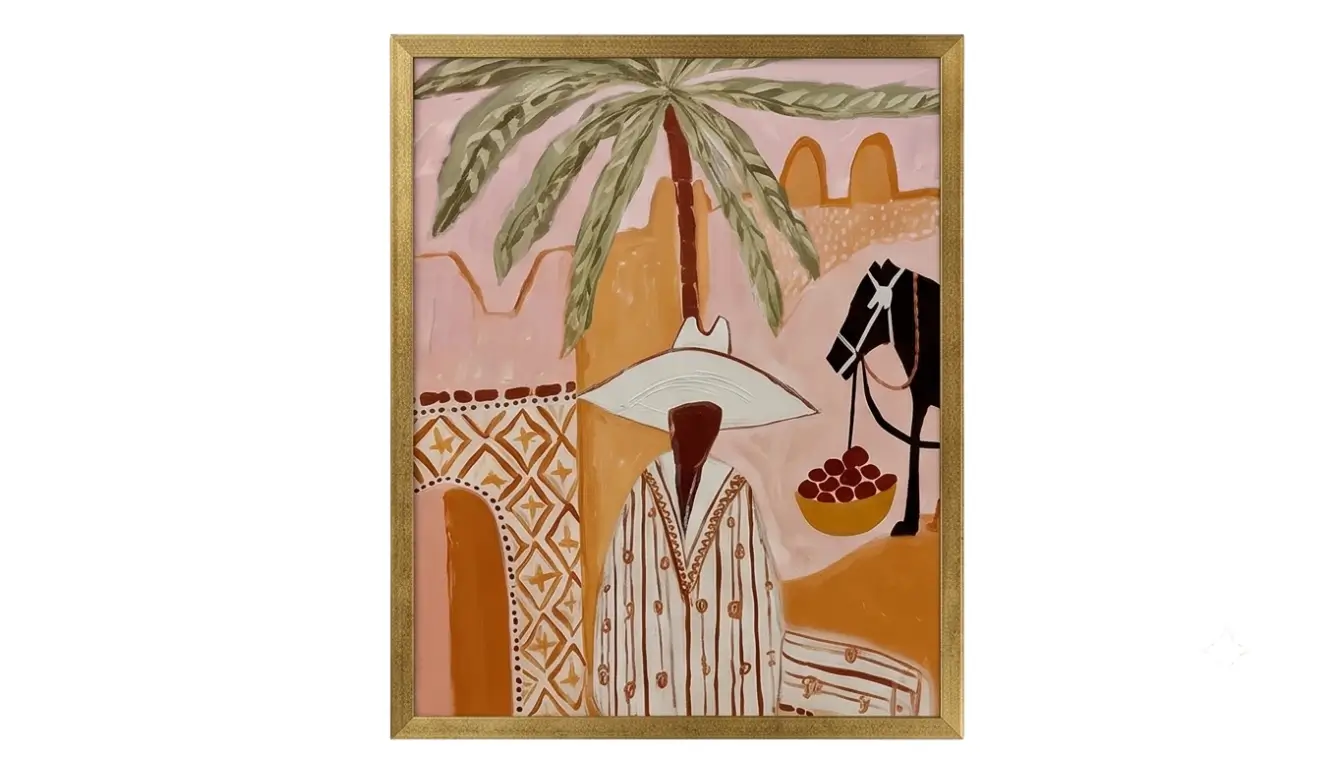 لوحة واحة النخيل
