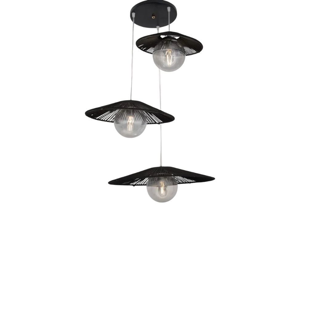 boho Ceiling Lamp- makramya 3