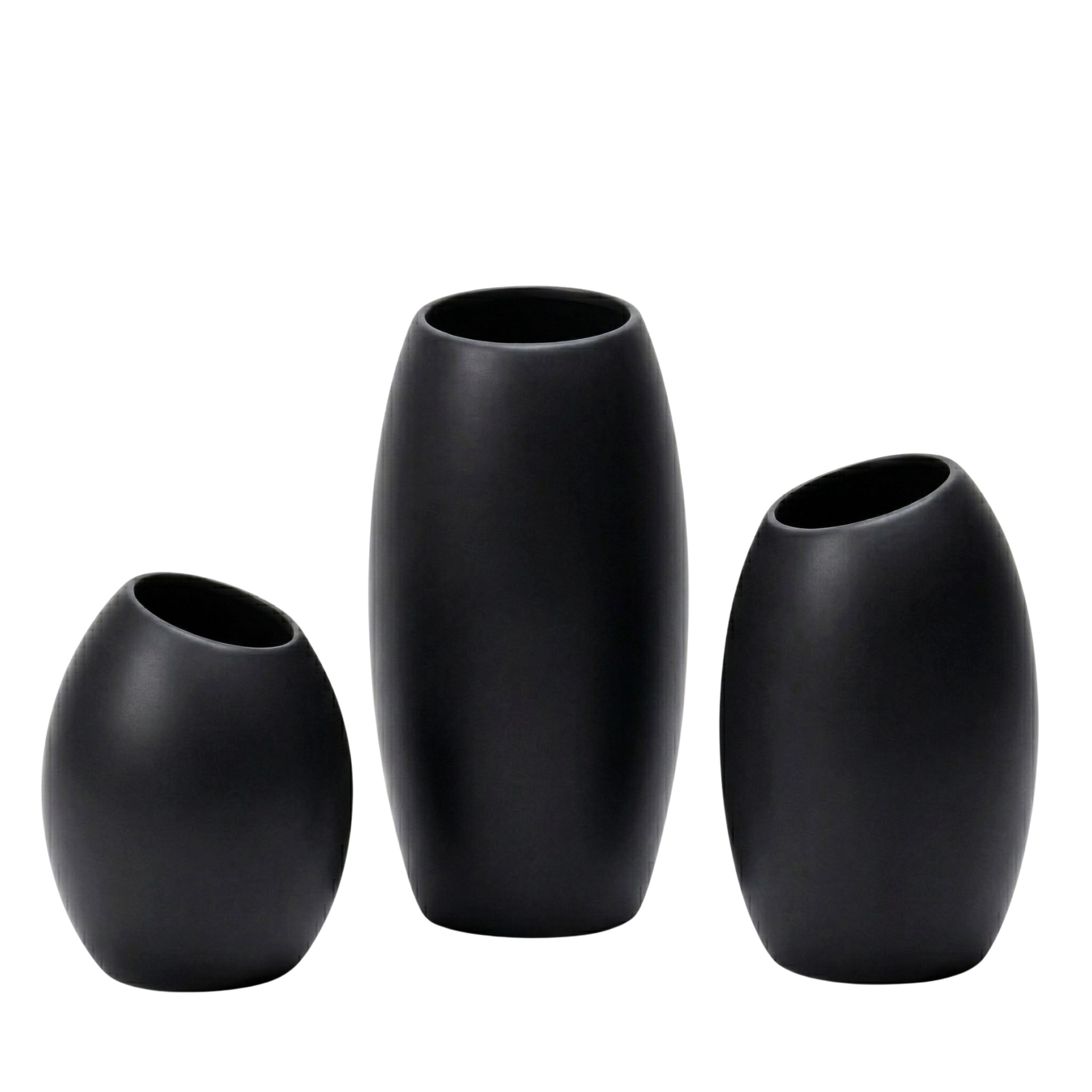 Edge Trio Fiberglass Planter Set