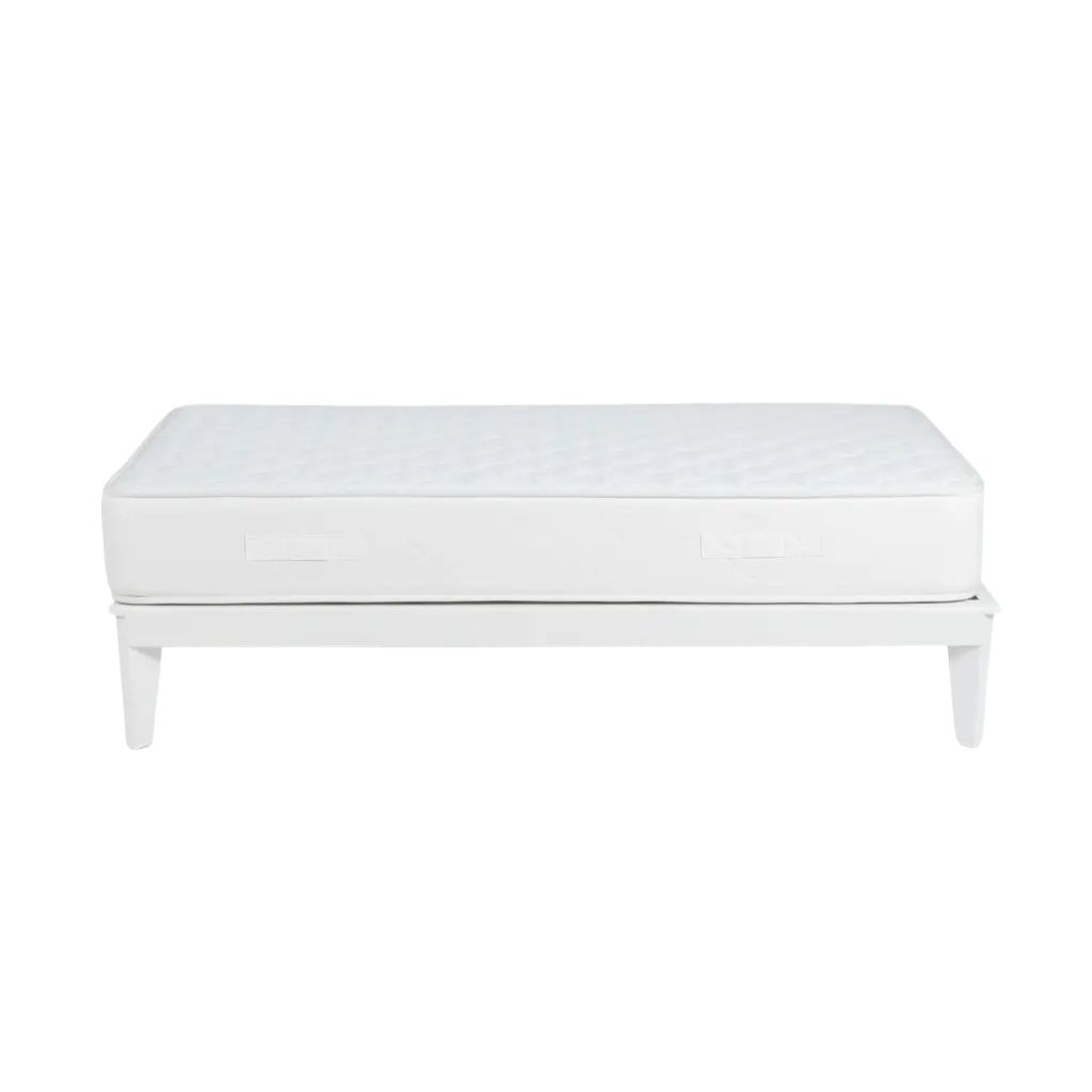 Kye Beech Wood Bed Base With Sleek Legs 12