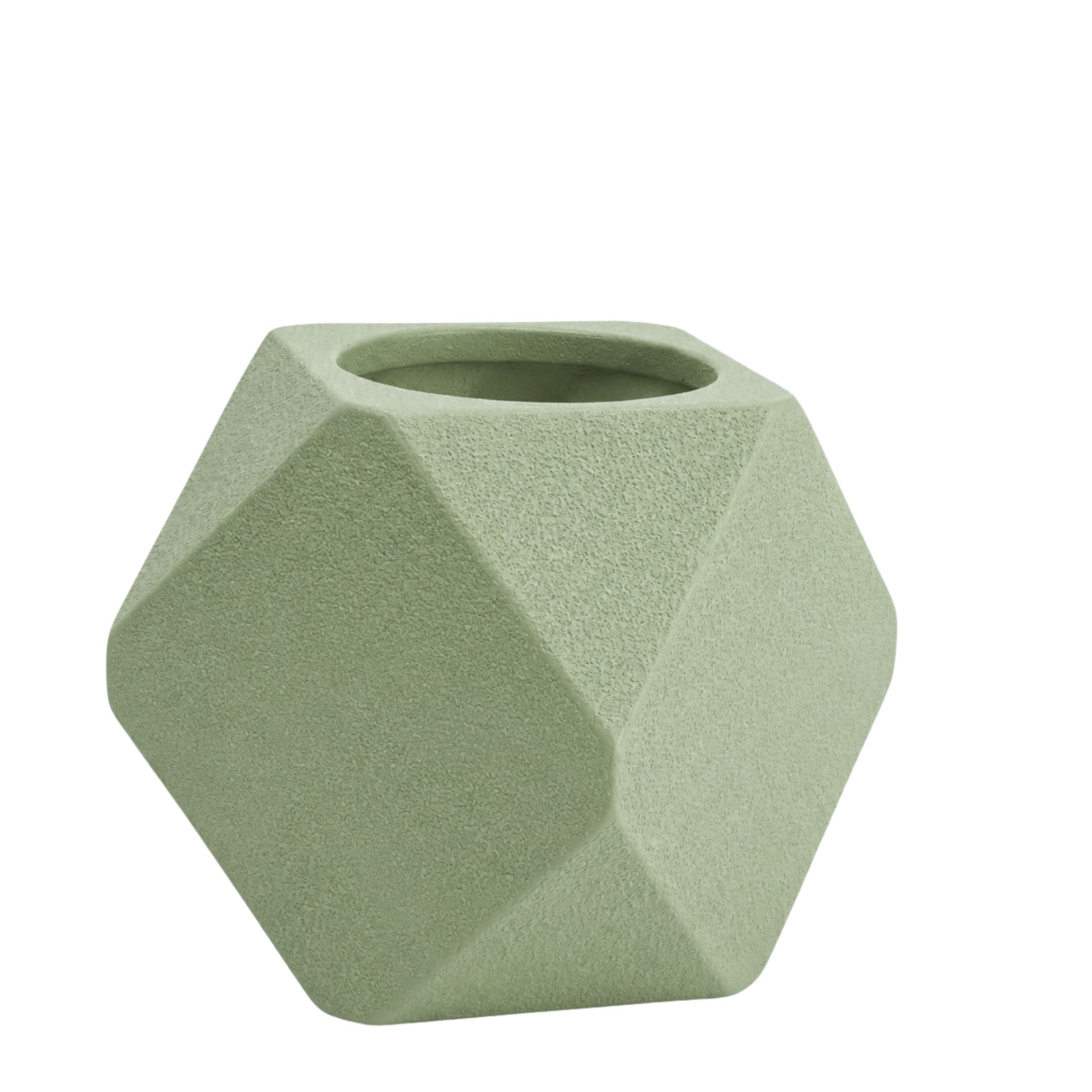 Hexa Fiberglass Planter Pot