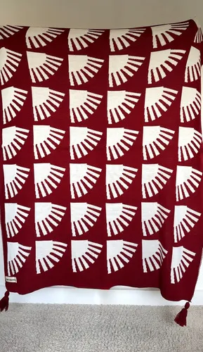 Aurora Blanket-Burgundy 3