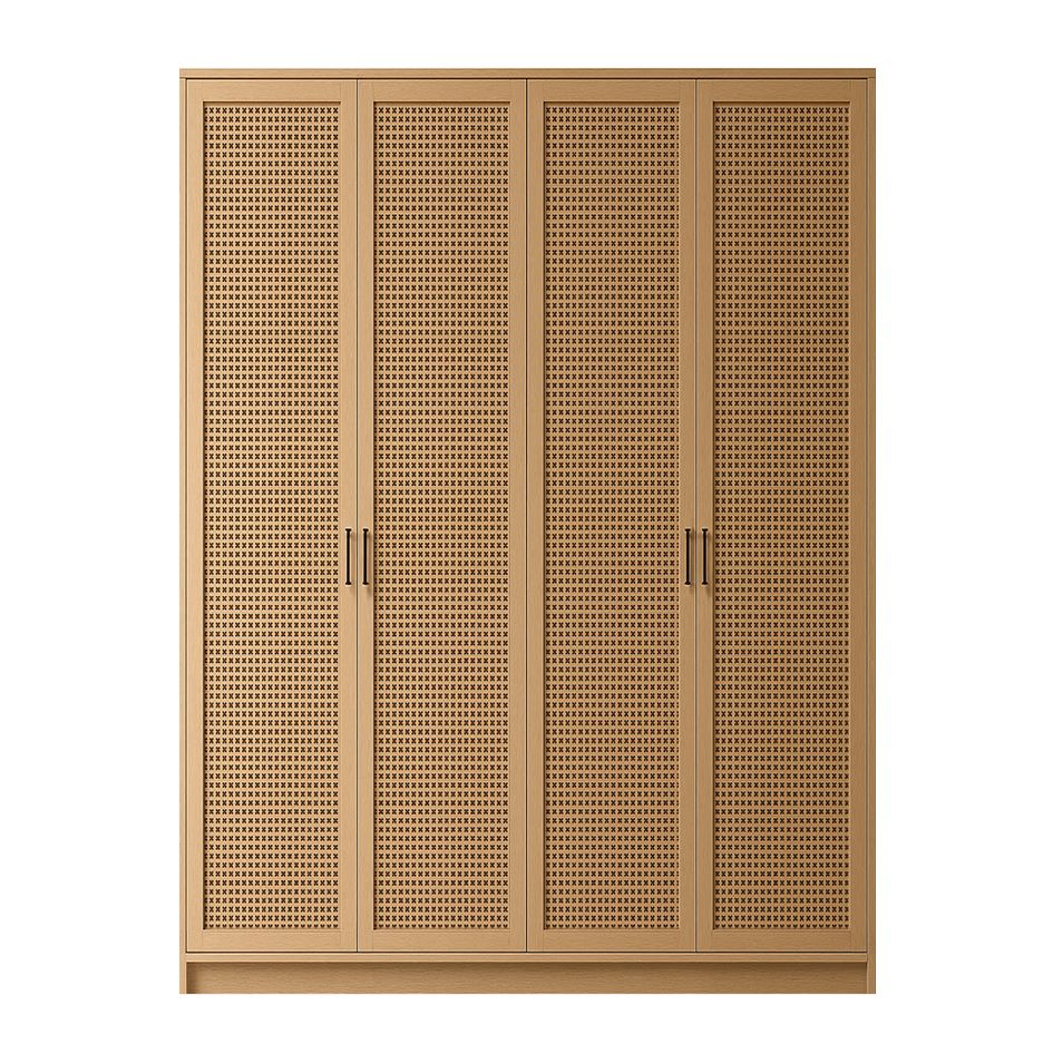 Bay Cane Hinged Wardrobe 13