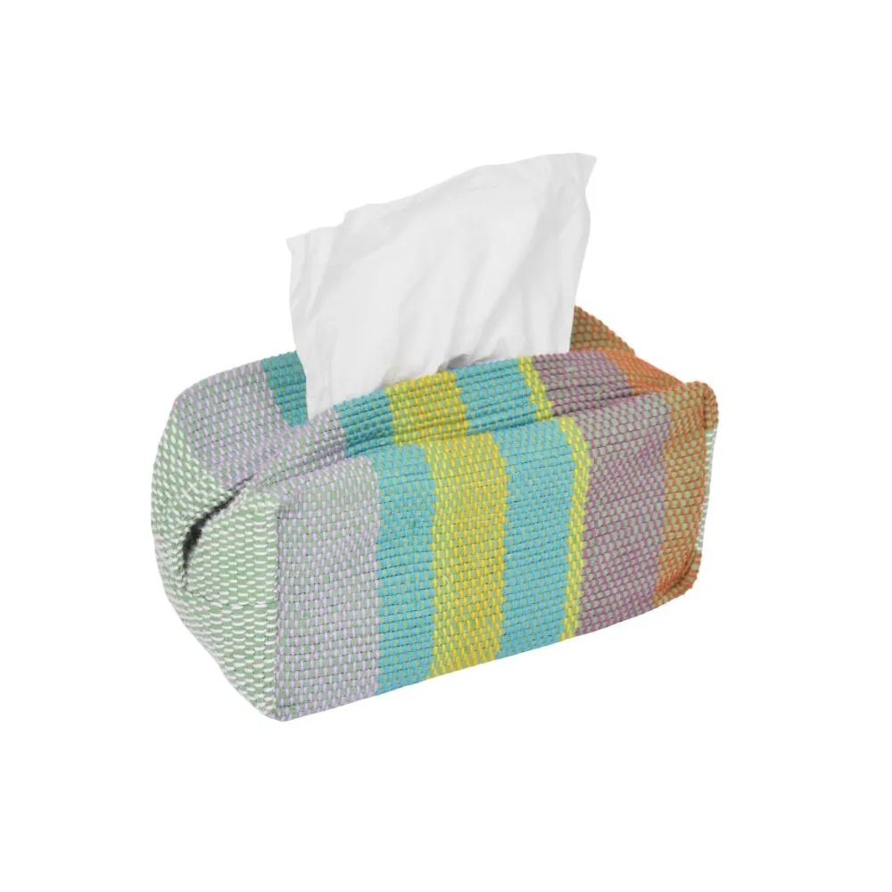 غطاء علبة مناديل منسوج يدويًا