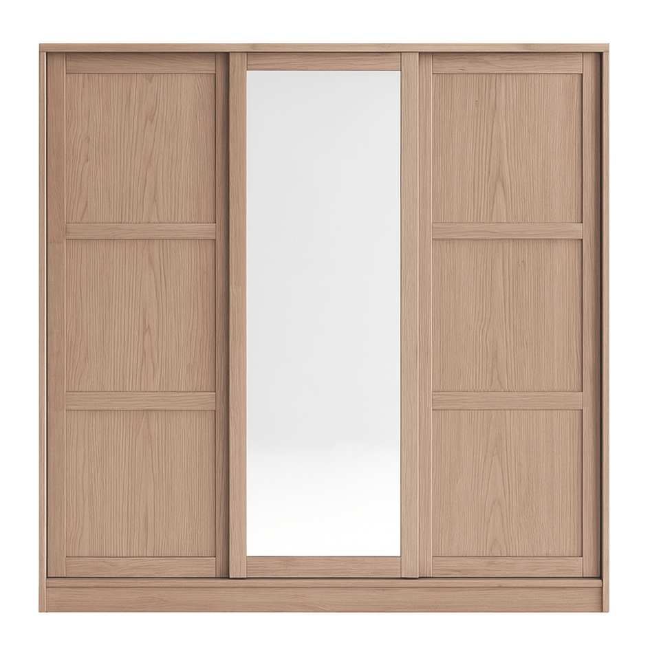 Barn Sliding Wardrobe With Mirror 26