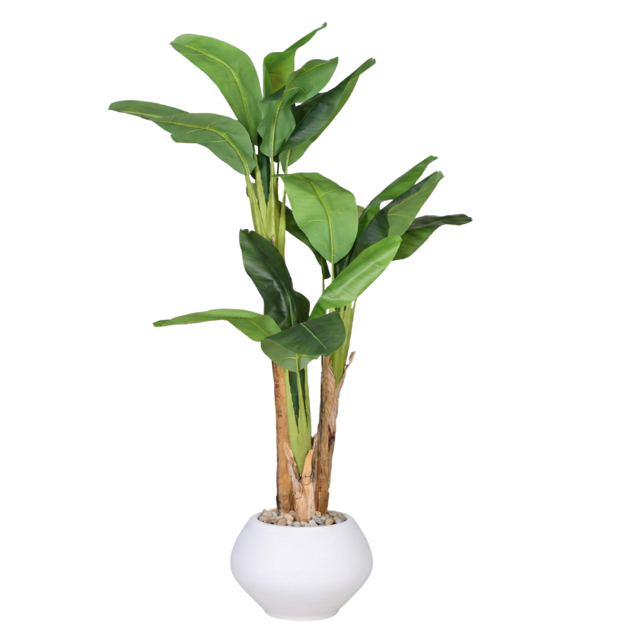 Artificial Banana Tree with Kora Planter