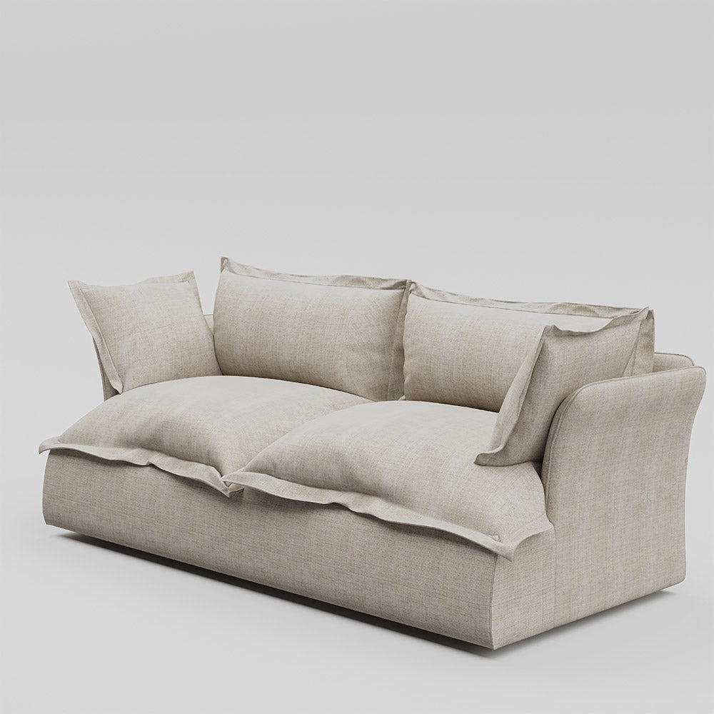 Haven 2 Seater Sofa With Relaxed Cushioned Design 7