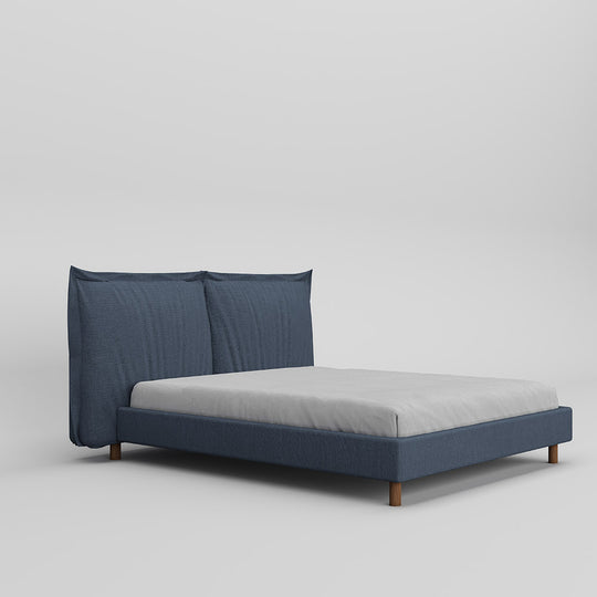 Haven bed Beech Wood With Soft Upholstery 1