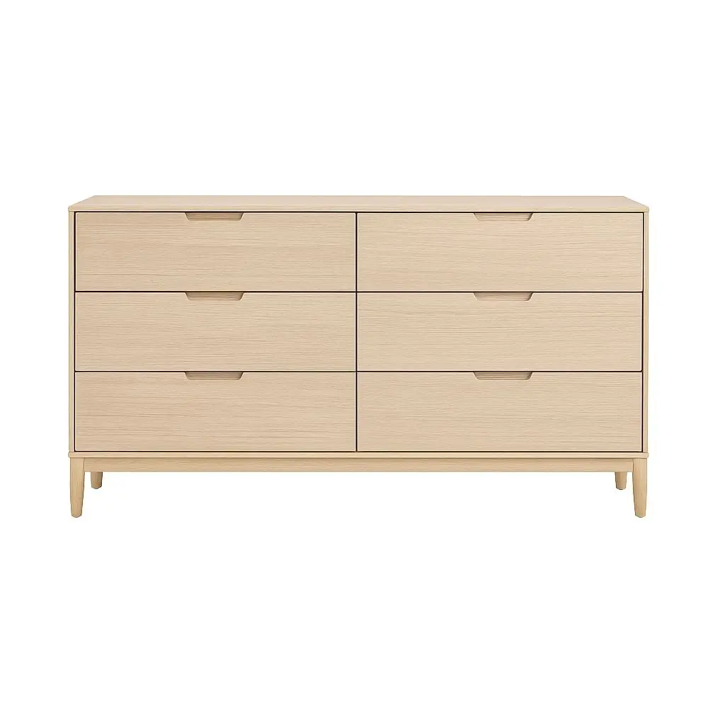 6 Drawers Chest of Drawers - Elegant Design 2